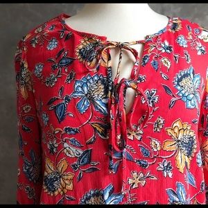 Wit and Wisdom Flowy Floral Dress Sz Small